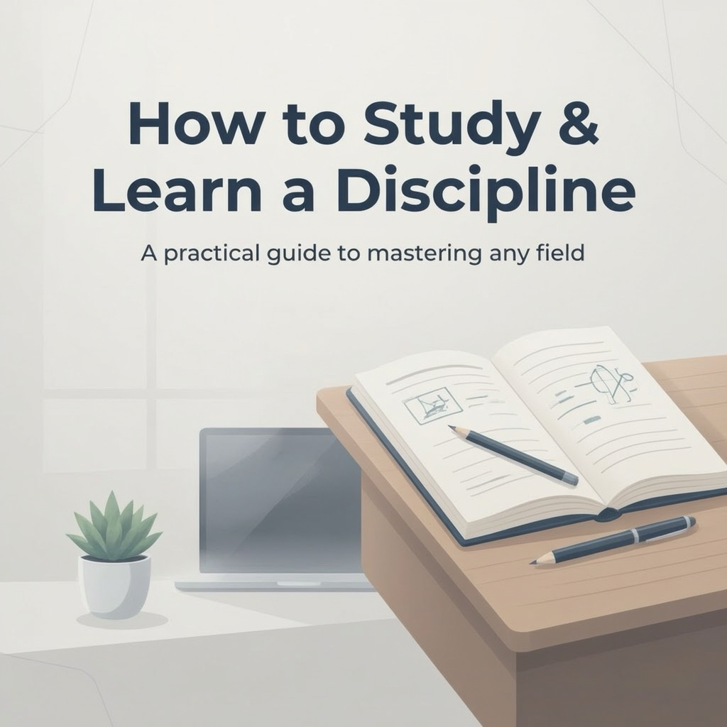 How to Study & Learn a Discipline